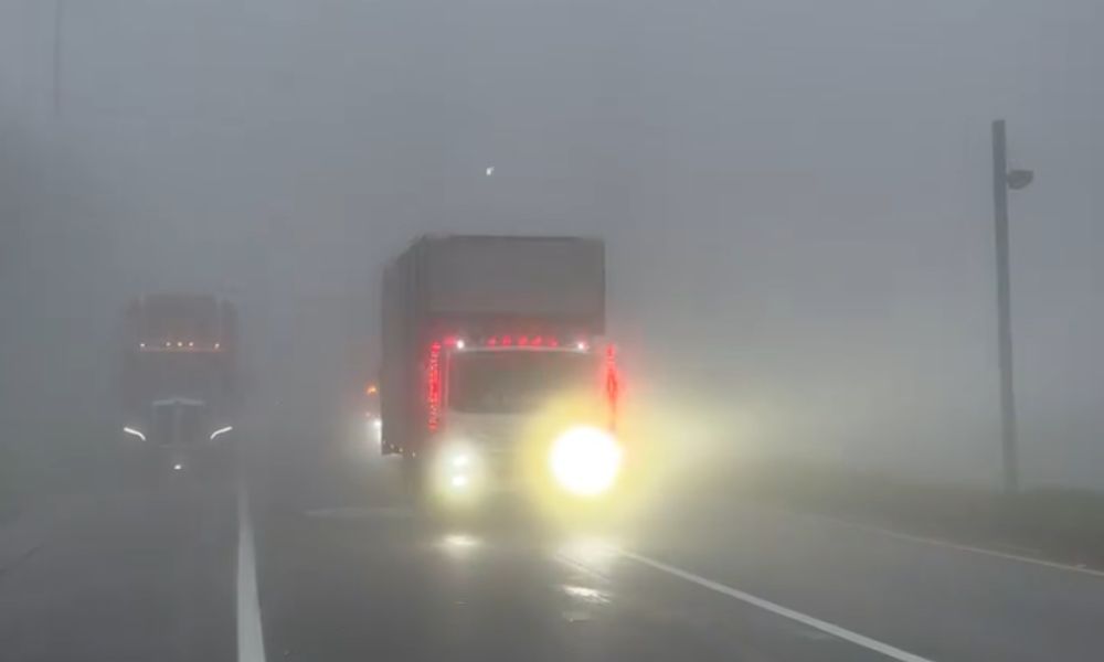asi estuvo hoy el peaje de Las Américas en La Línea
