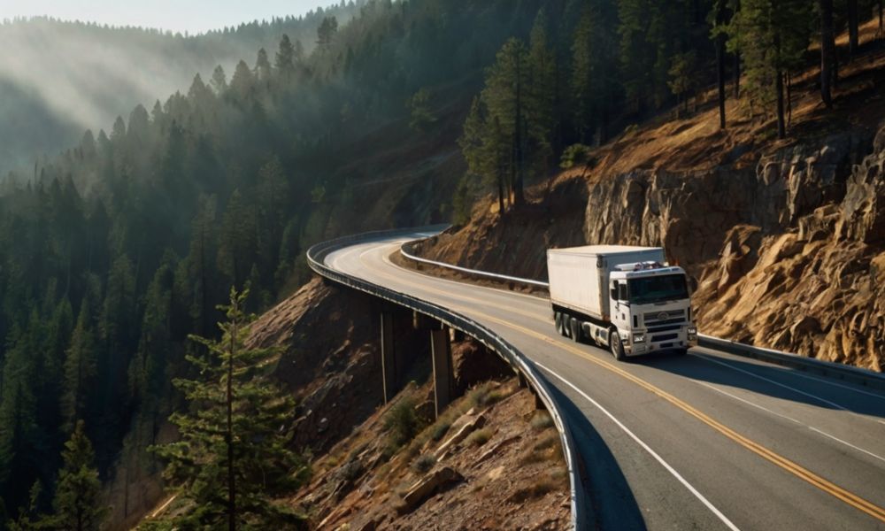 Técnicas para manejar en carreteras de montaña sin poner en riesgo el camión