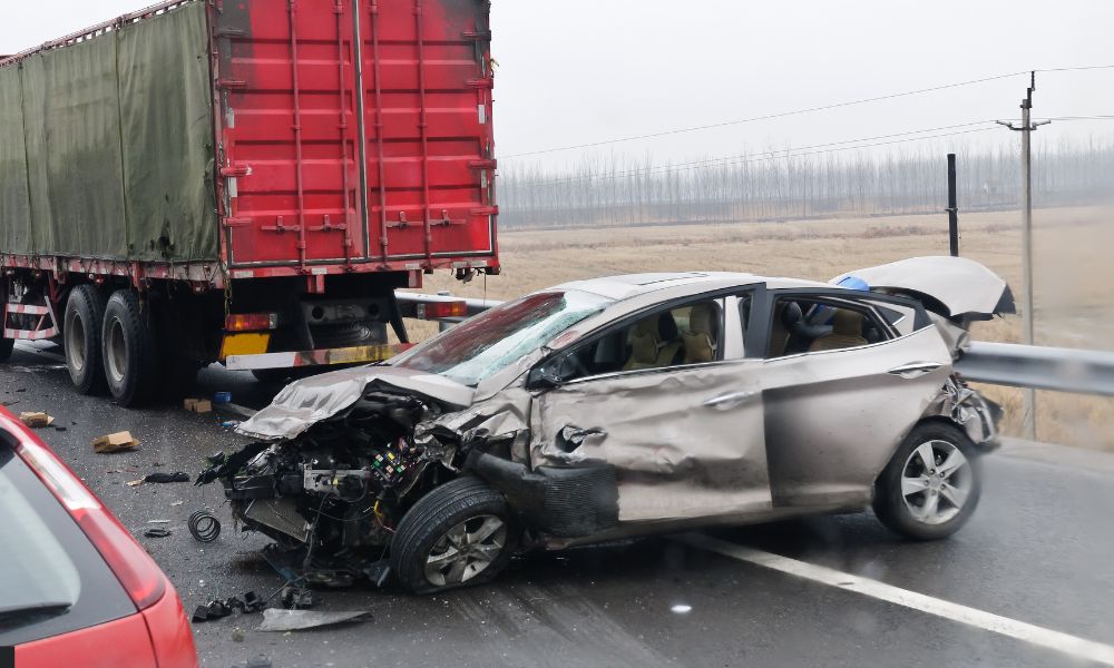 Los camioneros y los accidentes de tráfico