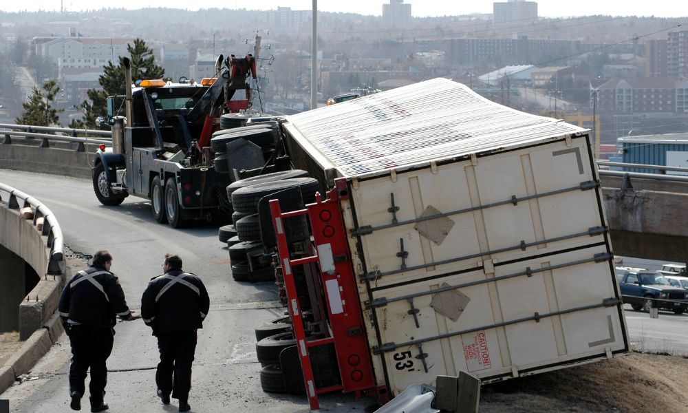 seguro del camión en caso de accidente